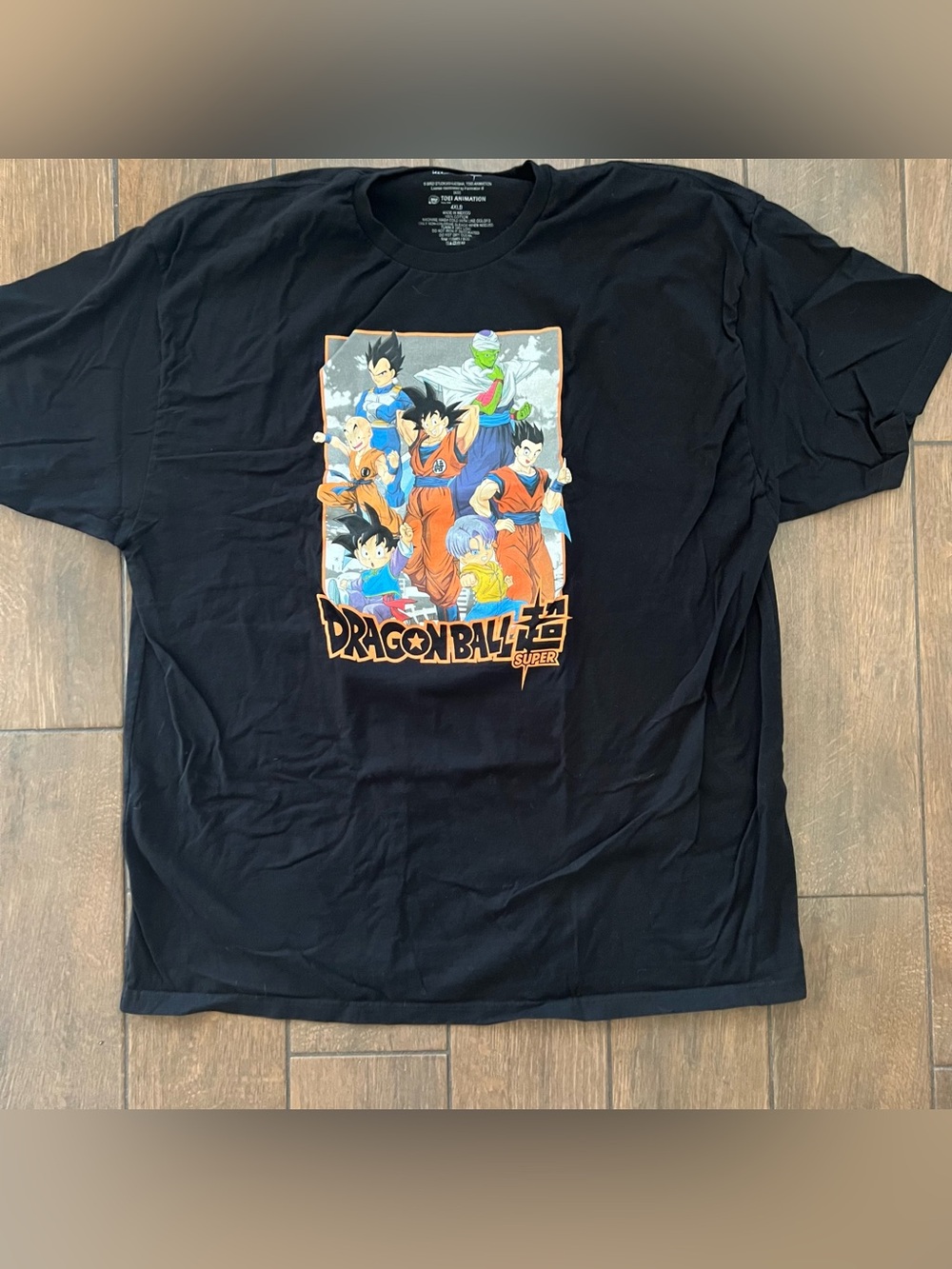 Dragonball Z Black Graphic T Shirt sz 4XLT
